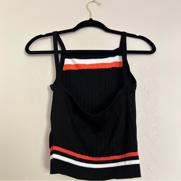 Backless Sweater Tank Top with Spaghetti Straps - Picture 3 of 4